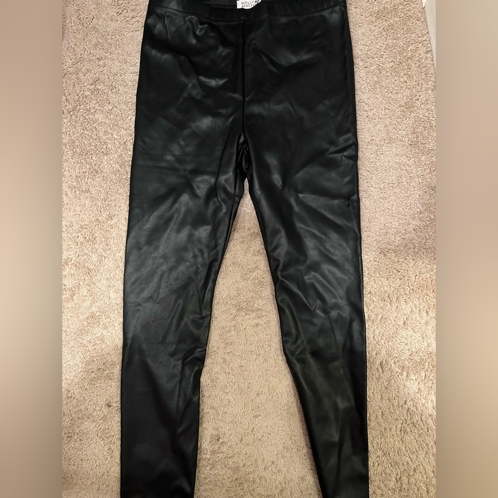 Molly Bracken Leather leggings NWT Large